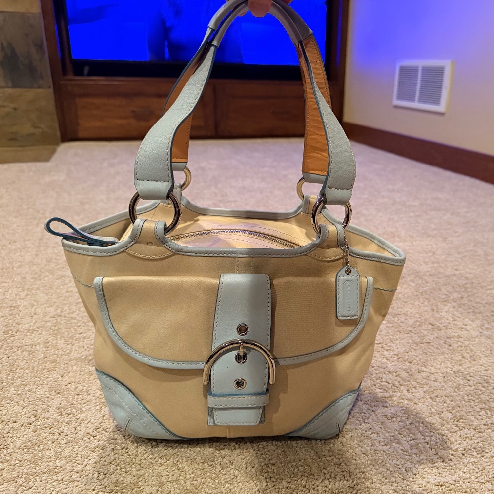 Adorable and unique Coach purse